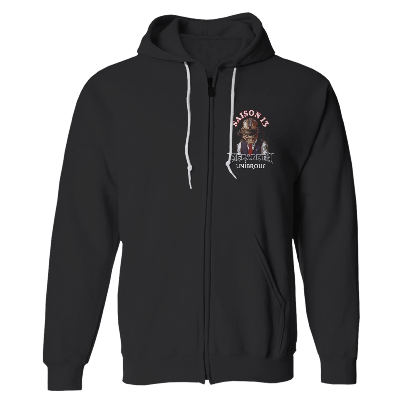 Megadeth Unibroue Saison 13 Zip Hoodie
