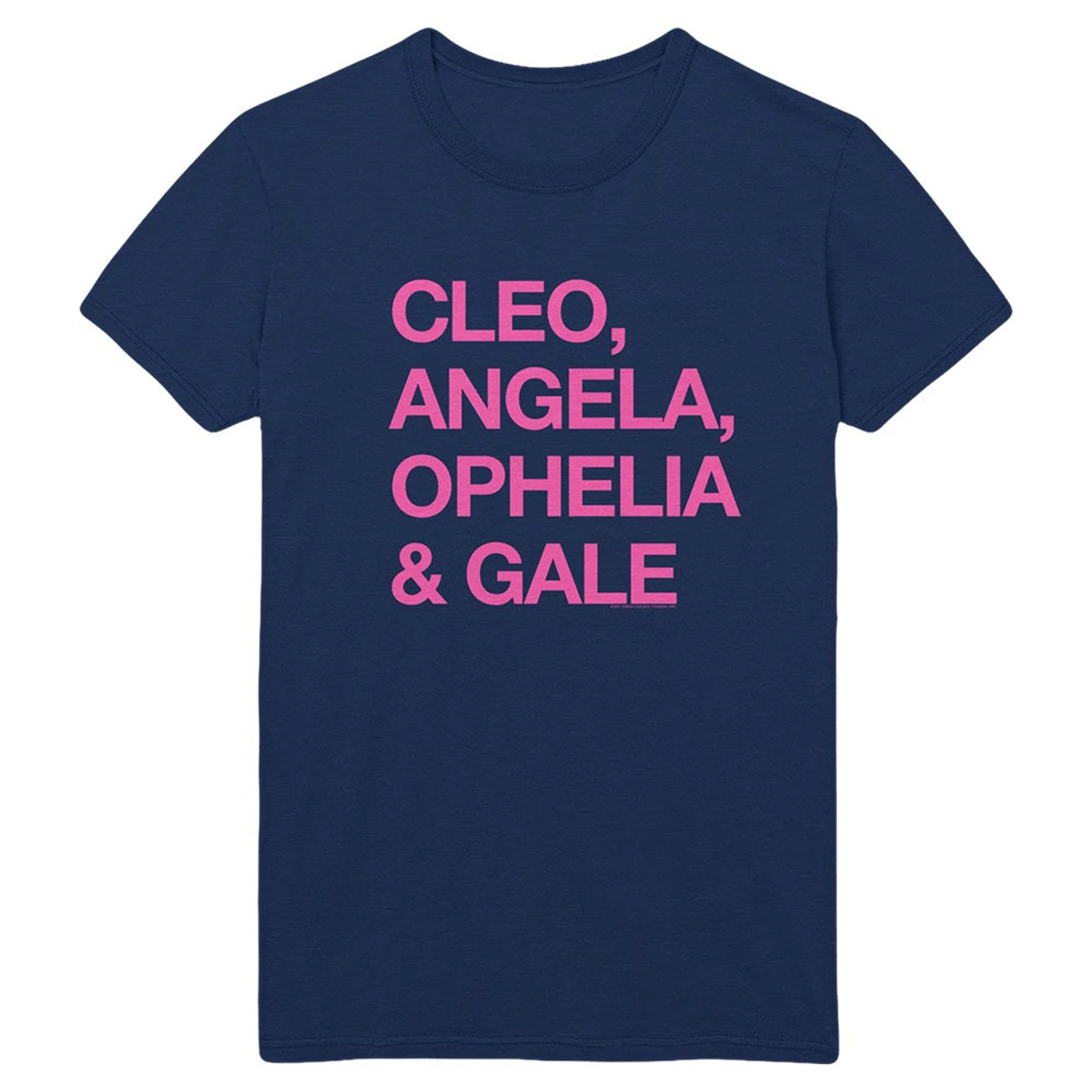 The Lumineers Ladies Names Cleopatra Navy Tee
