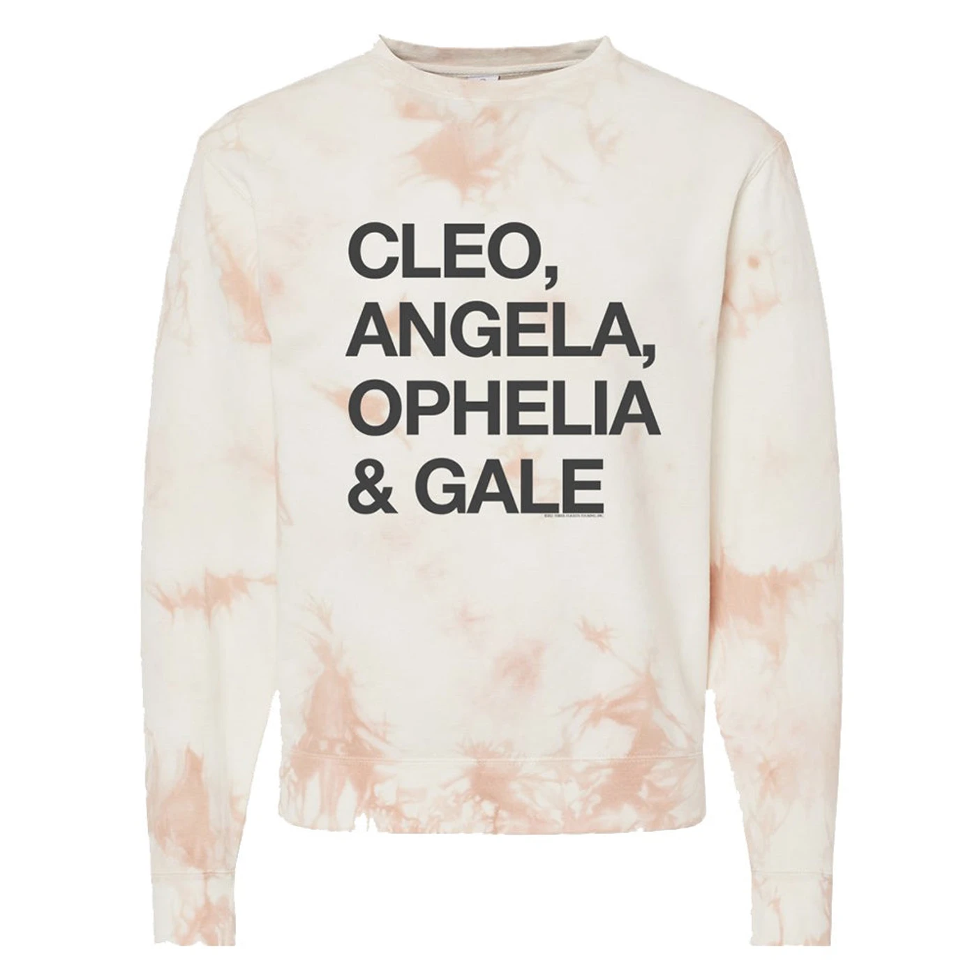 The Lumineers Ladies Names Cleopatra Crewneck Sweatshirt