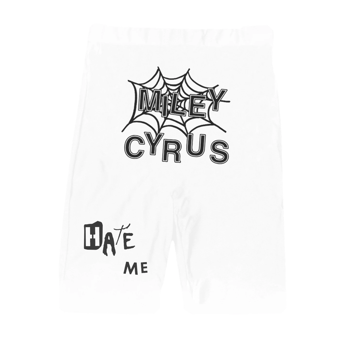 Miley Cyrus Spiderweb bike shorts