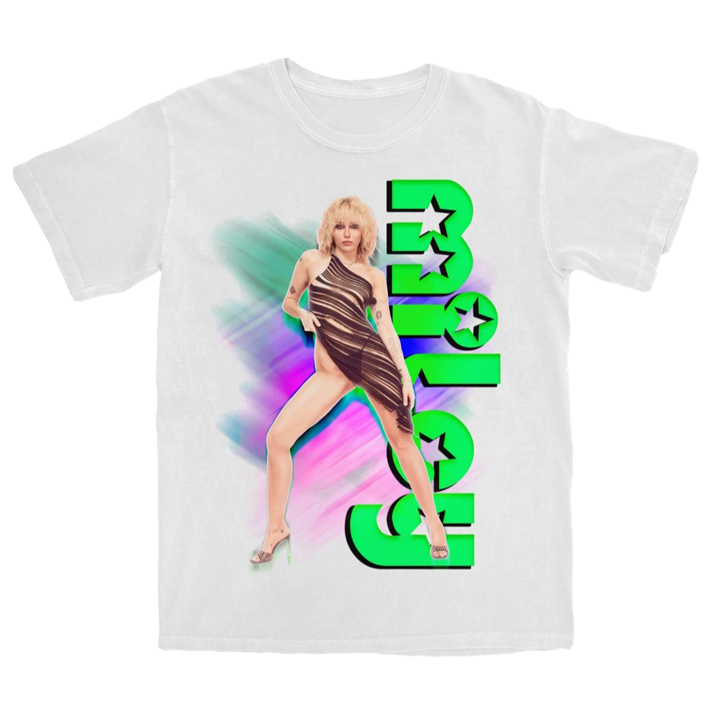 Miley Cyrus Neon Diva Tee