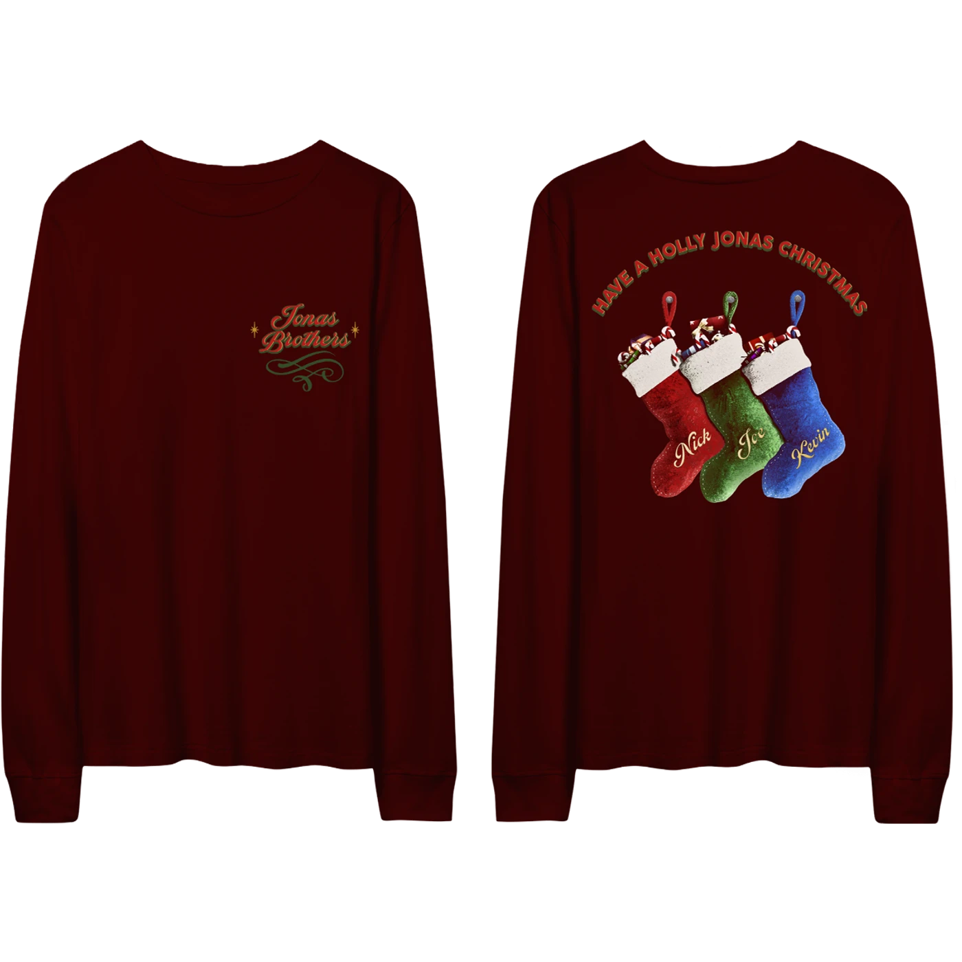 Jonas Brothers HOLIDAY LONG SLEEVE