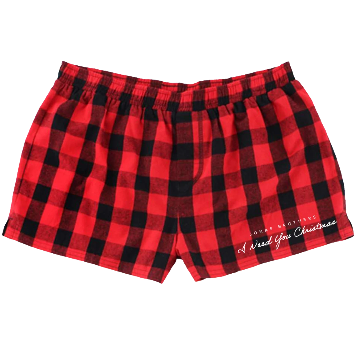 Jonas Brothers I NEED YOU CHRISTMAS PAJAMA SHORTS