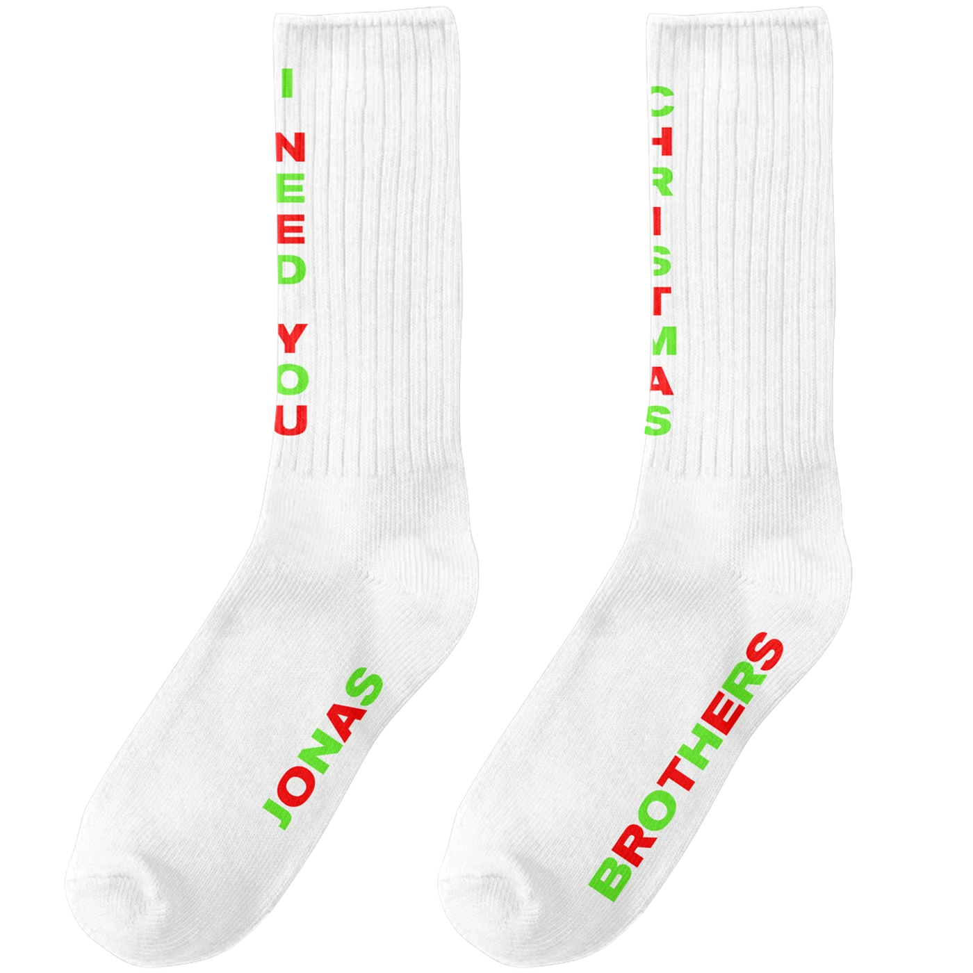 Jonas Brothers I NEED YOU CHRISTMAS SOCKS