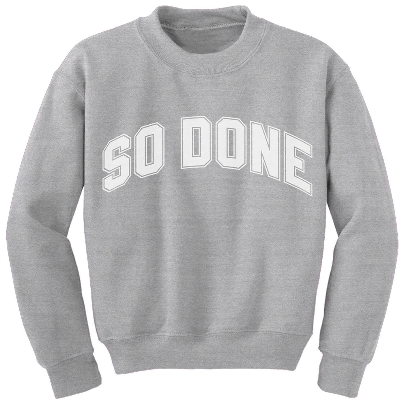 Alicia Keys So Done Grey Crewneck