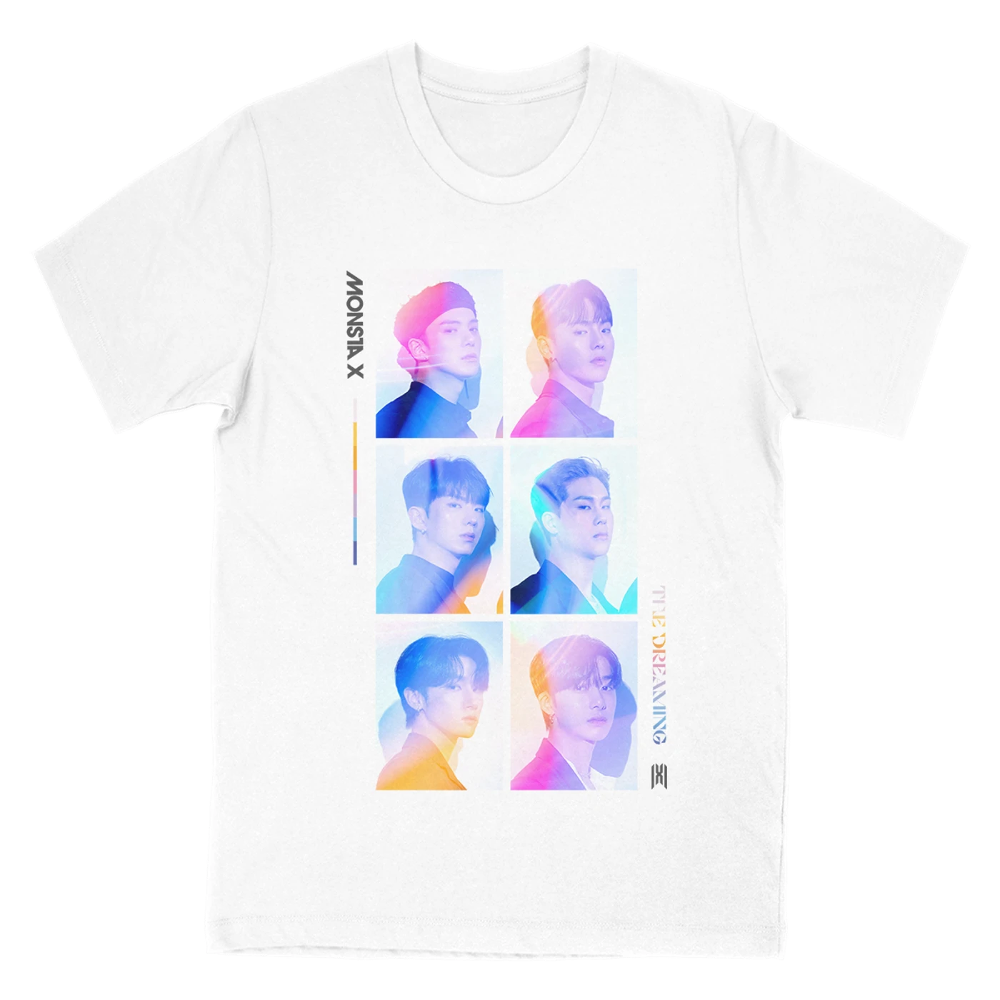 MONSTA X Iridescent Grid Tee
