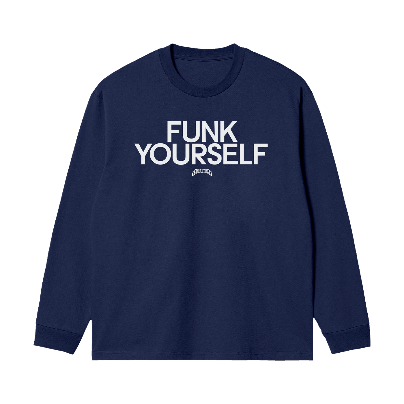Chromeo FUNK YOURSELF LONG SLEEVE (NAVY)