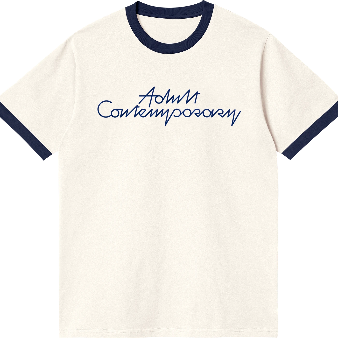 Chromeo ADULT CONTEMPORARY RINGER TEE (NAVY/WHITE)