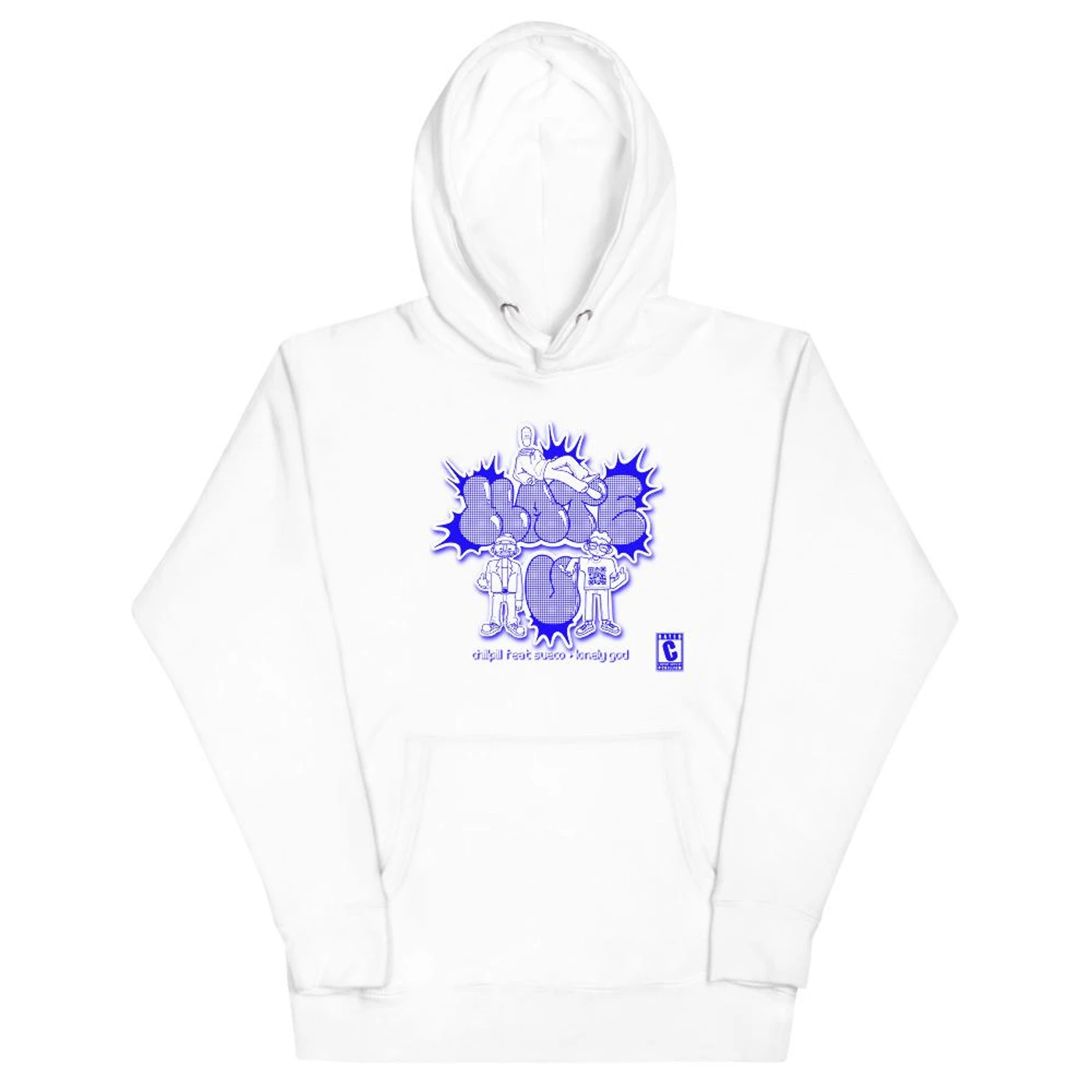 chillpill Scan to play! Hate U QR Hoodie