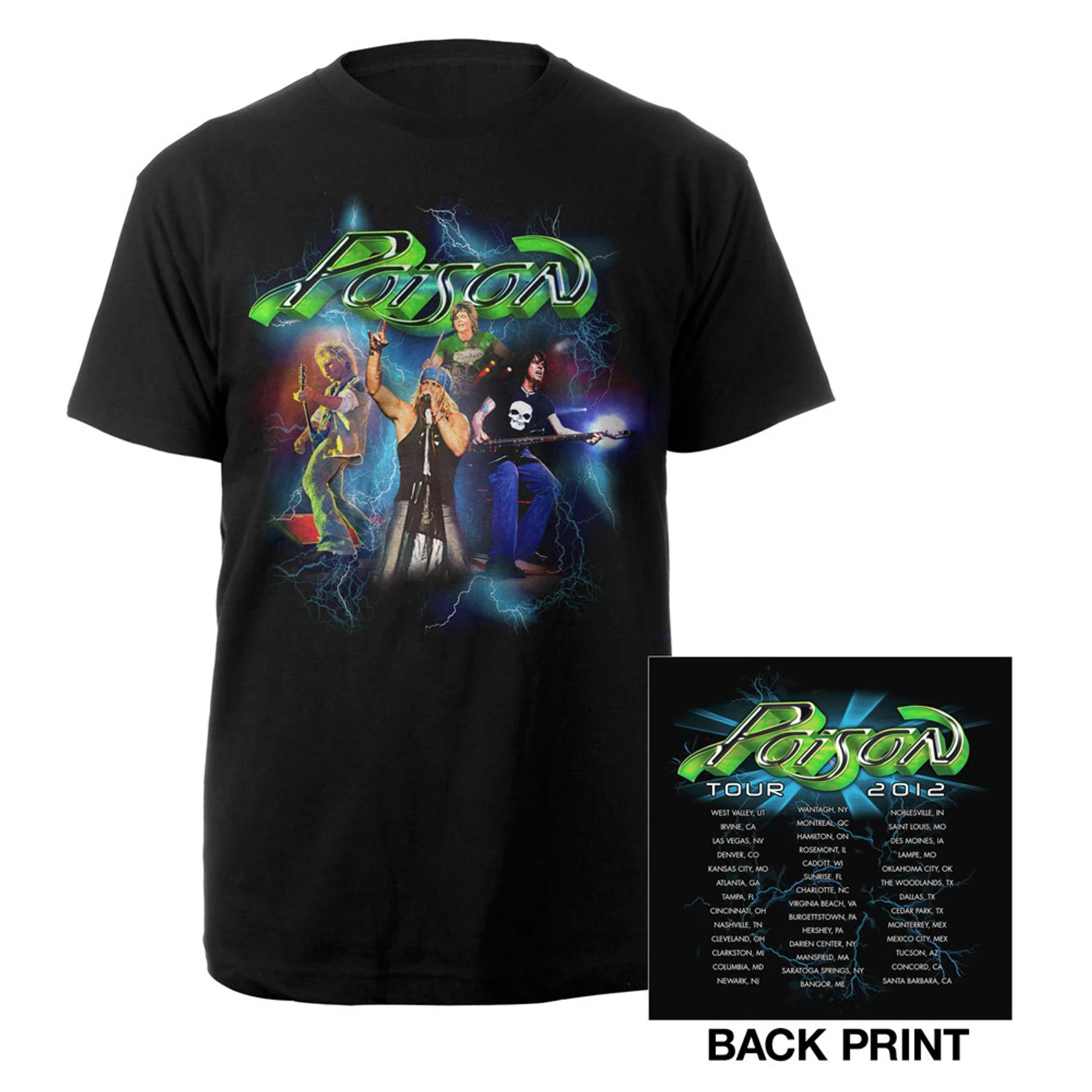 Rock Of Ages Live Band Photo Event Tee