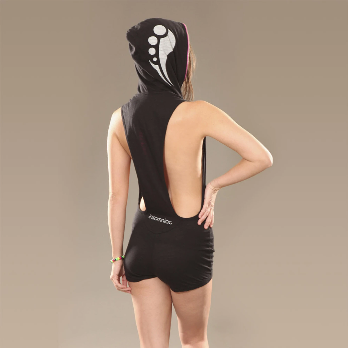 Insomniac Logo Romper Black