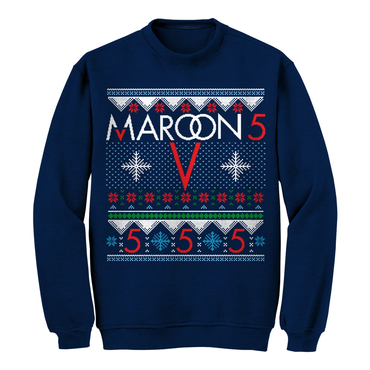 Maroon 5 Snowflake Ugly Christmas Sweater