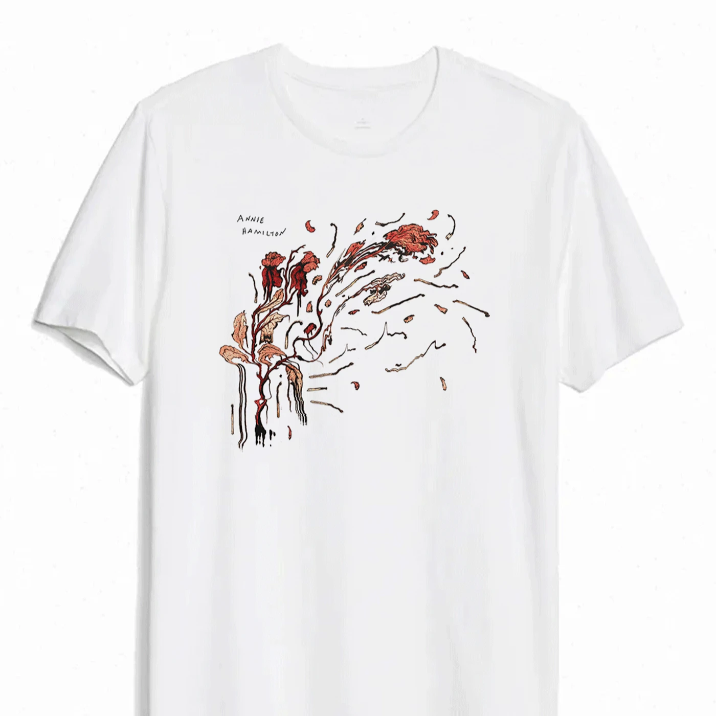 annie hamilton Melting Matchstick tshirt