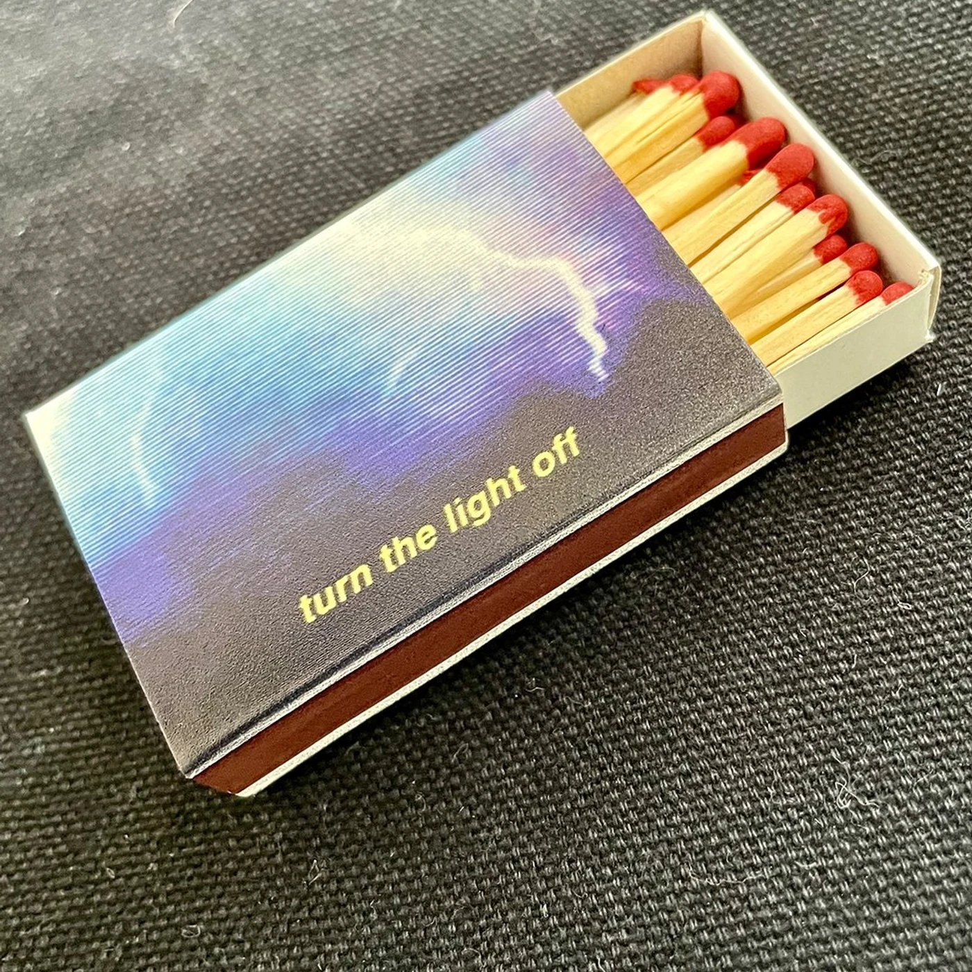 annie hamilton TURN THE LIGHT OFF - MATCHBOX