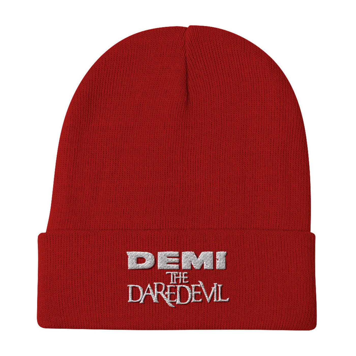 Demi the Daredevil Demi Logo Beanie