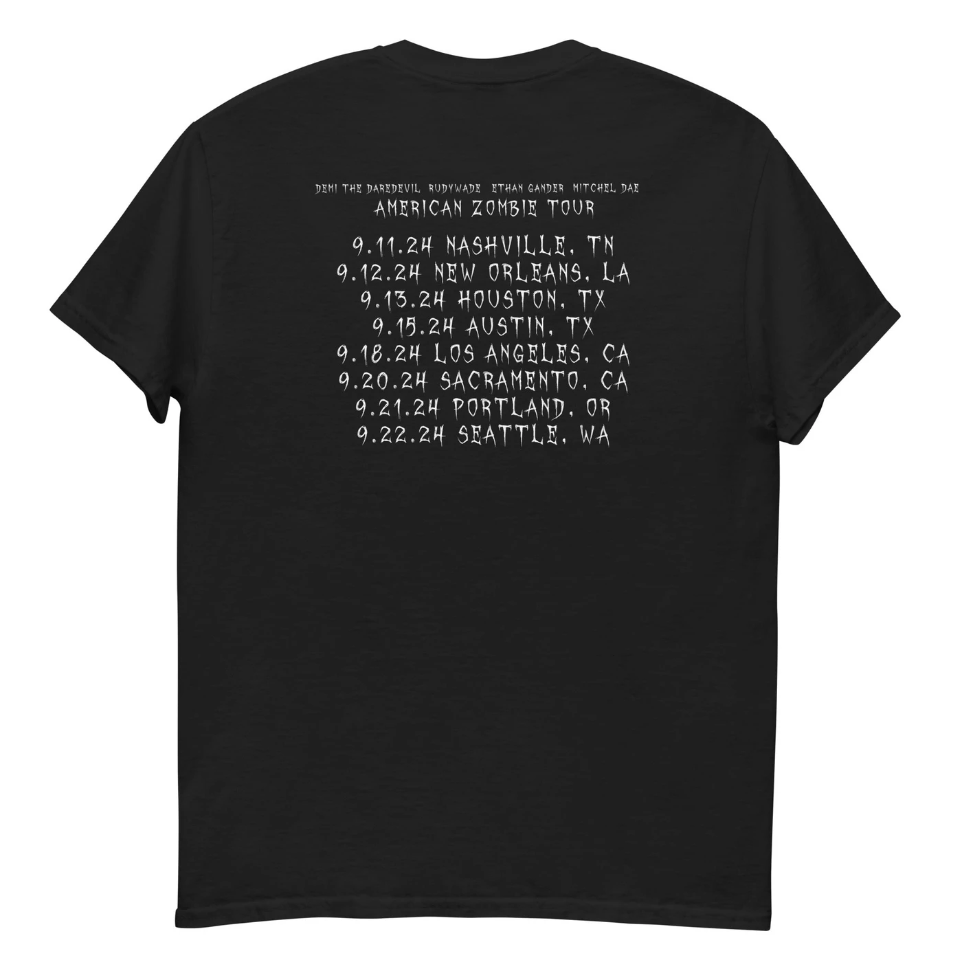 Demi the Daredevil American Zombie Tour Tee