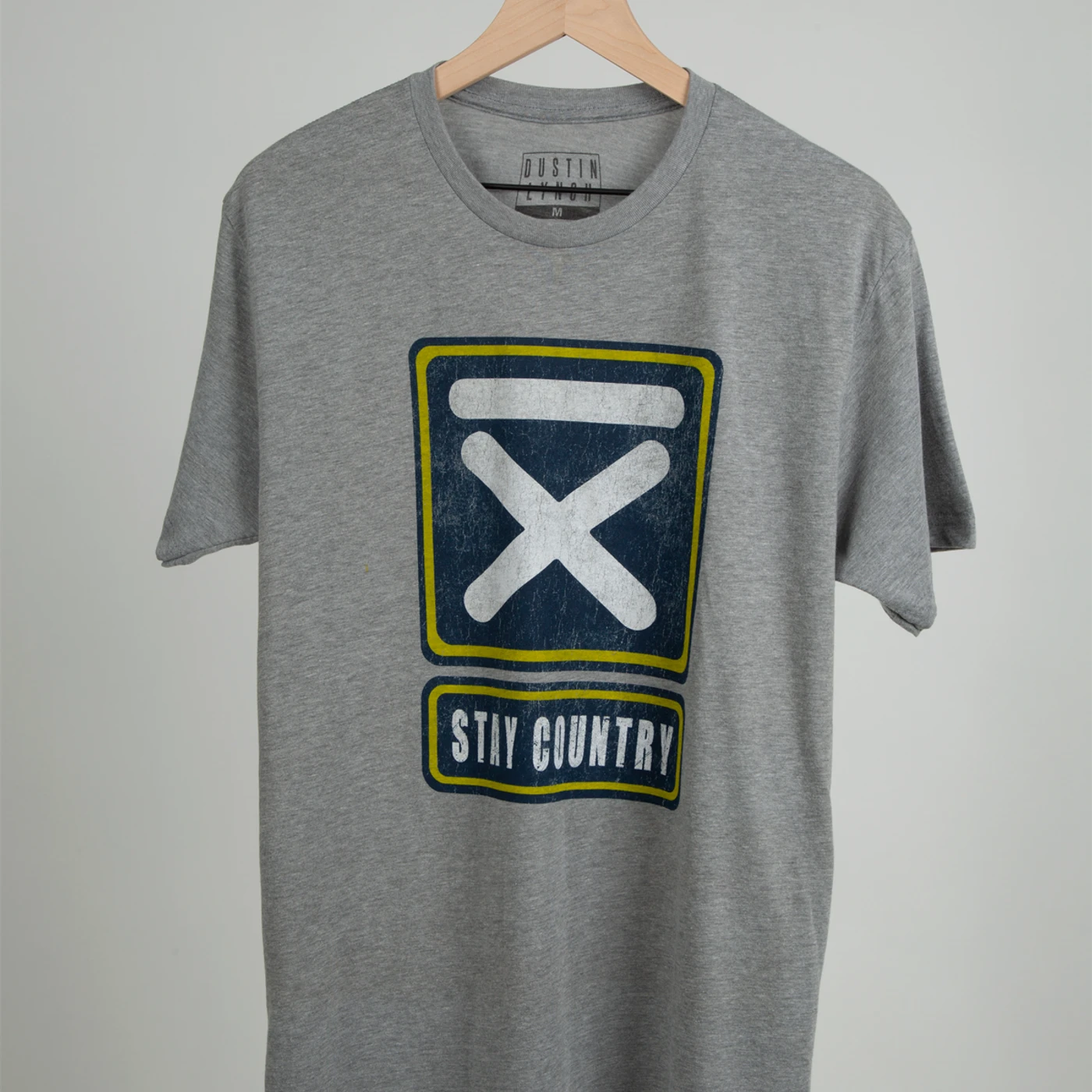 Dustin Lynch Grey Stay Country T-Shirt
