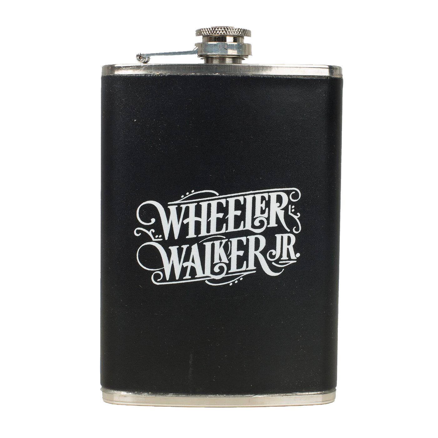 Wheeler Walker Jr. Logo Flask