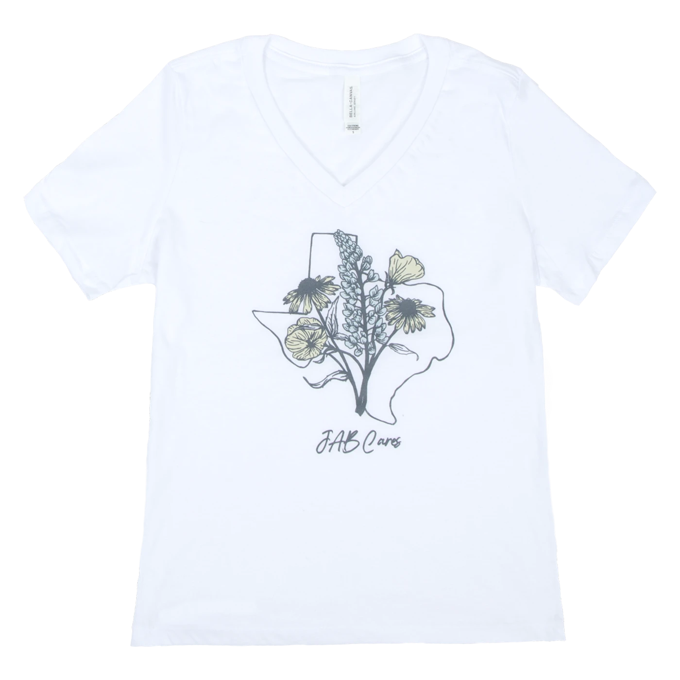 Josh Abbott Band JAB Cares Women's Blue Bonnet Tee - 2022