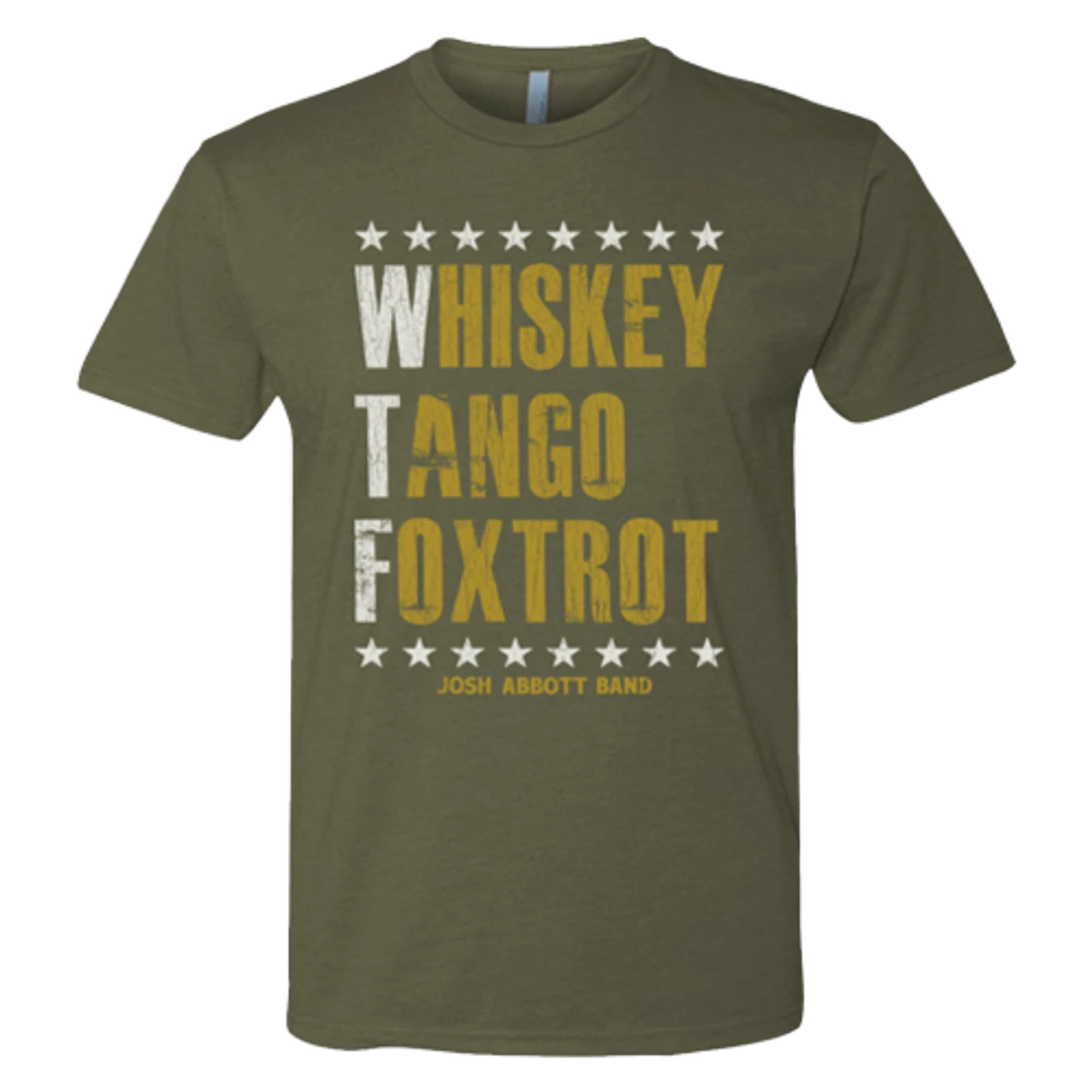 Josh Abbott Band JAB Army Green WTF T-Shirt