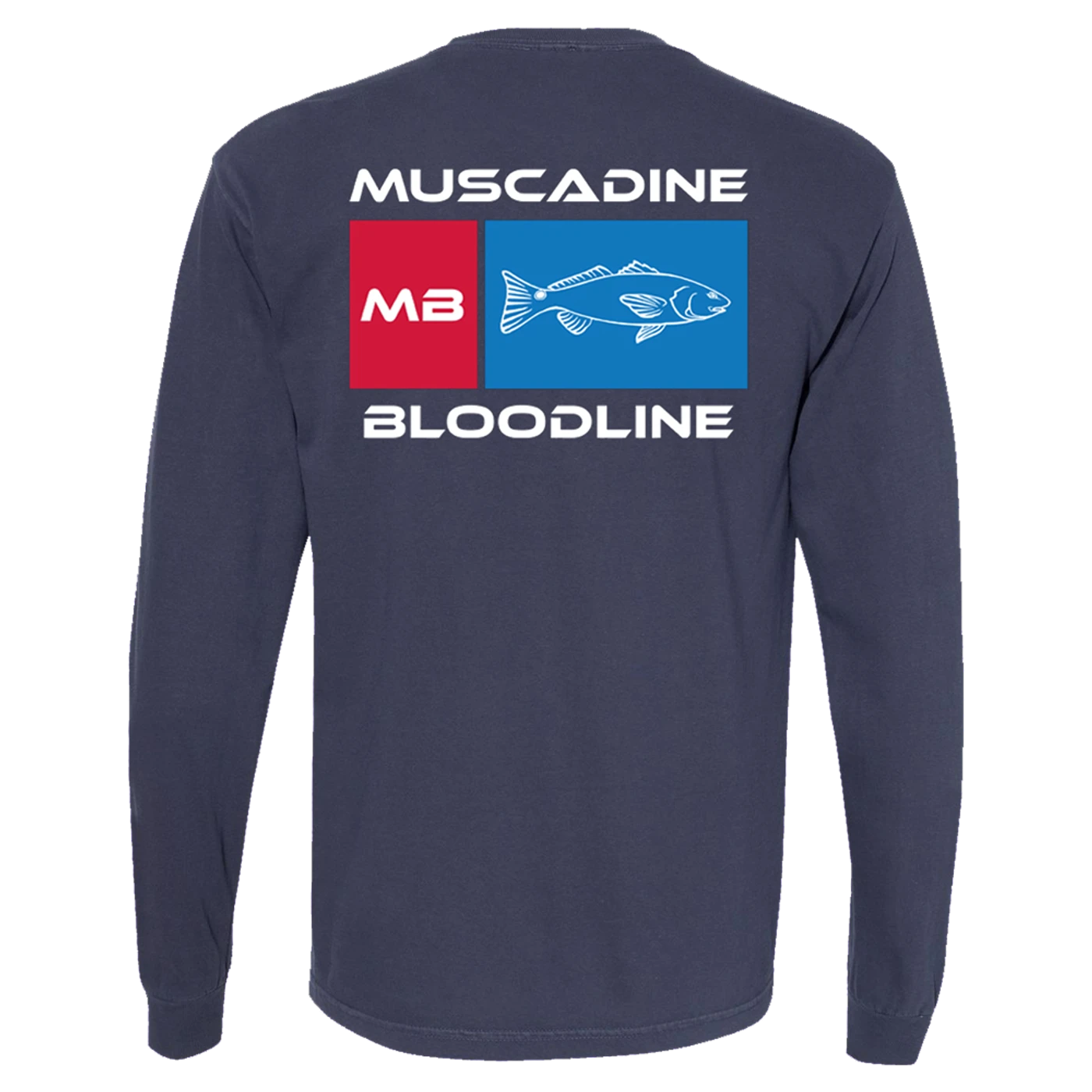 Muscadine Bloodline MB Red Fish Long Sleeve