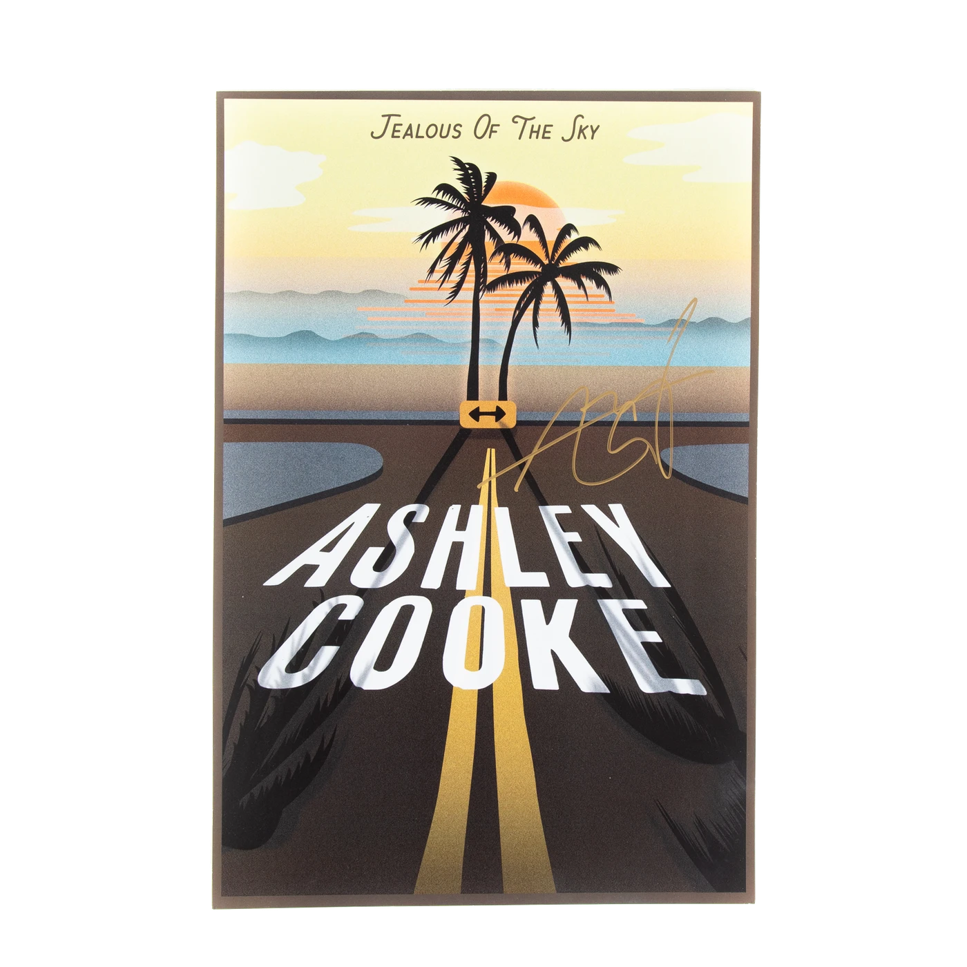 Ashley Cooke SIGNED Jealous Of The Sky Poster