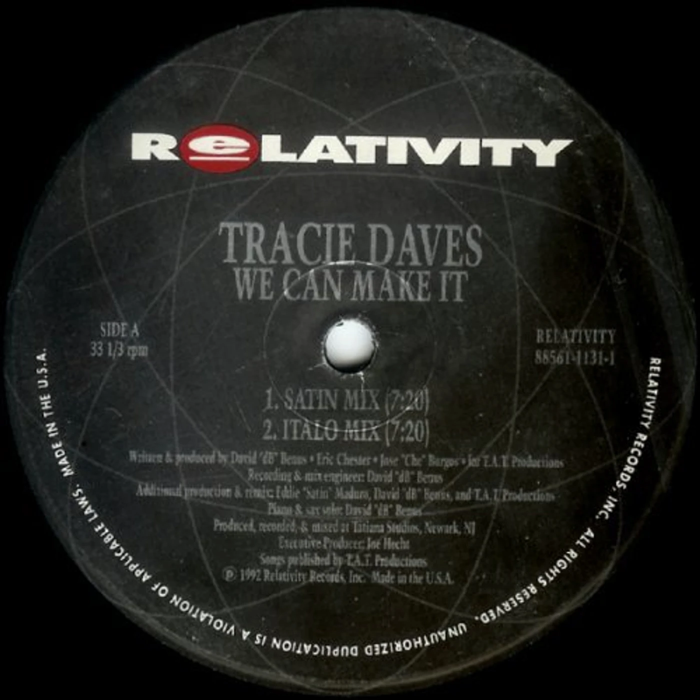 Tracie Daves We Can Make It Vinyl Record