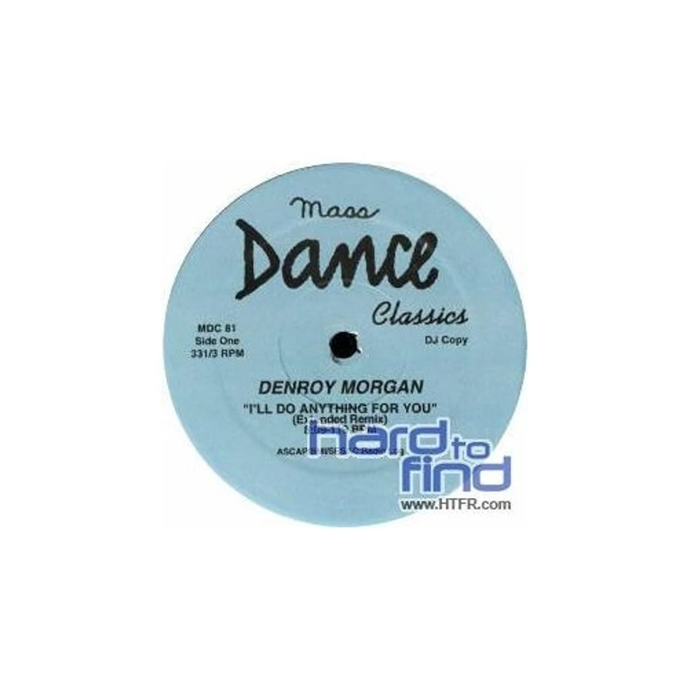 Denroy Morgan I'LL DO ANYTHING FOR YOU Vinyl Record - Canada Release