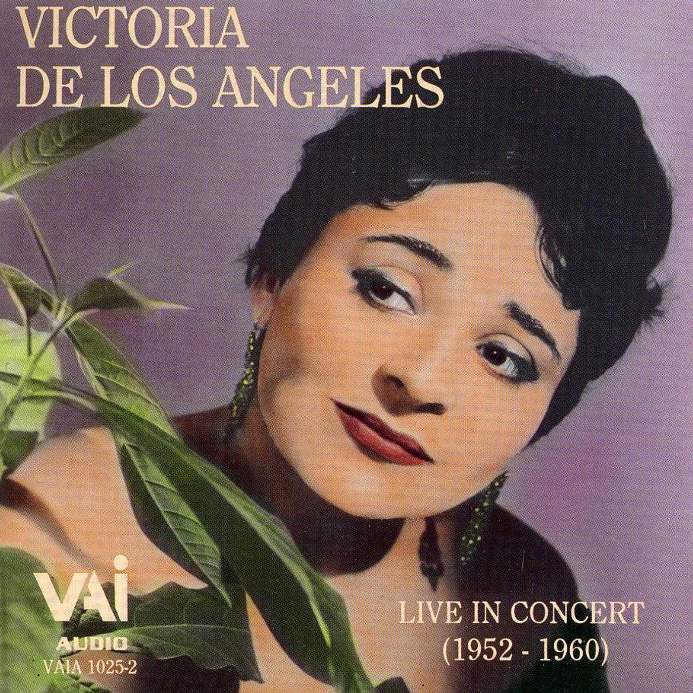 Victoria de los Ángeles LIVE IN CONCERT CD