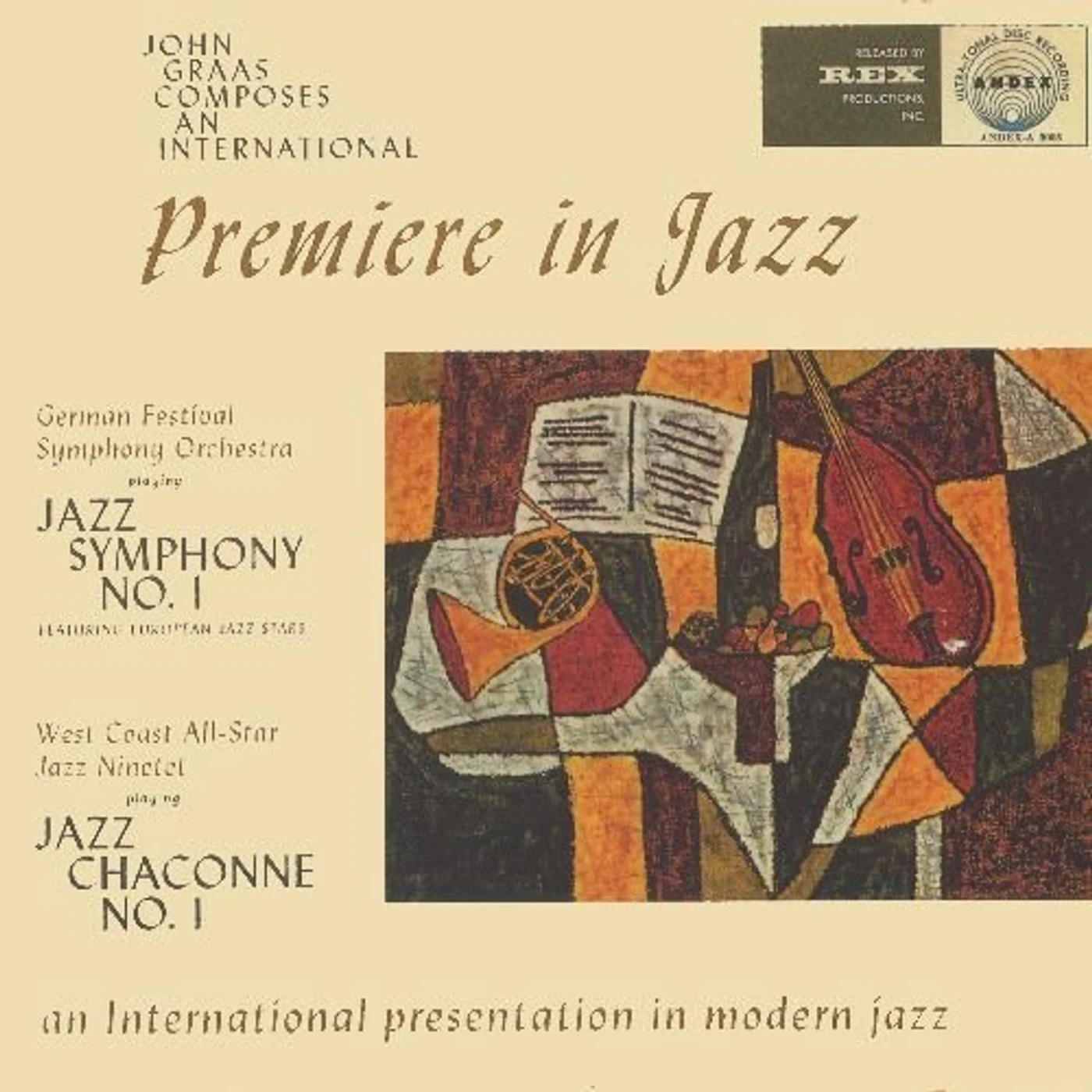 John Graas PREMIERE IN JAZZ CD