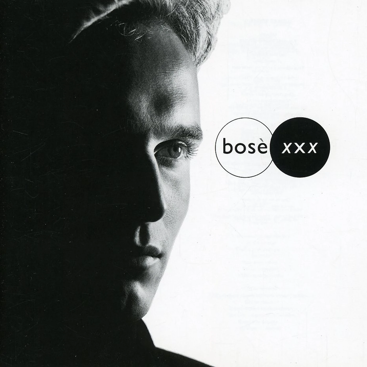 Miguel Bosé XXX (SPANISH) CD