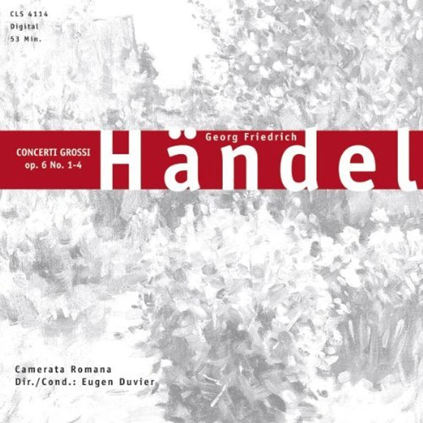 Handel CONCERTI GROSSI OP6 NO 1-4 CD