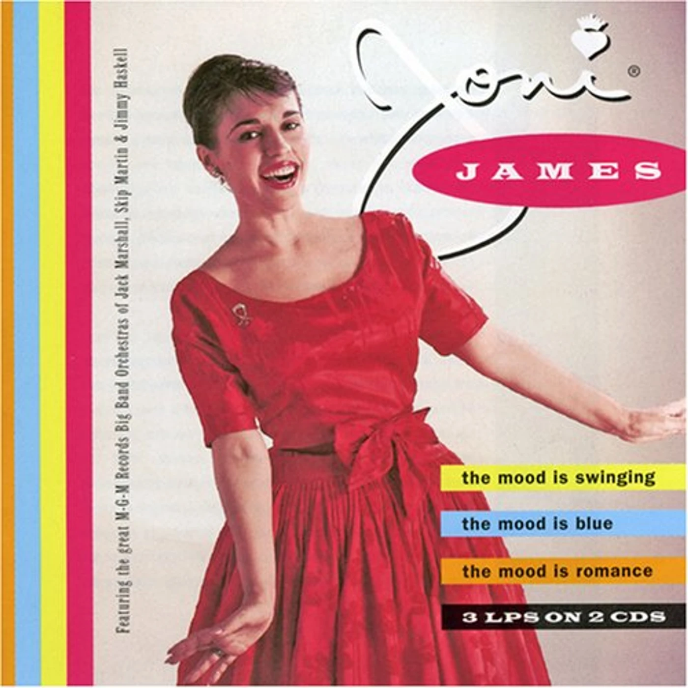 Joni James MOOD IS SWINGING MOOD IS BLUE MOOD IS ROMANCE CD