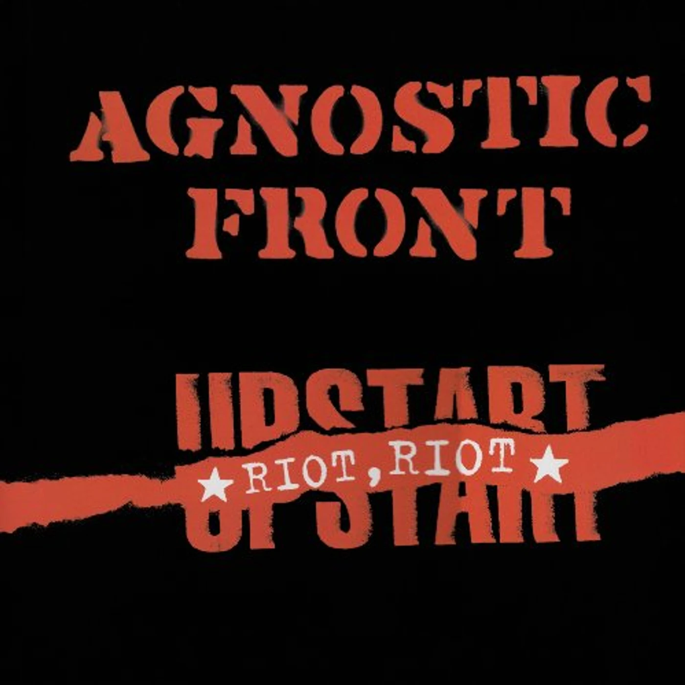 Agnostic Front RIOT RIOT UPSTART Vinyl Record