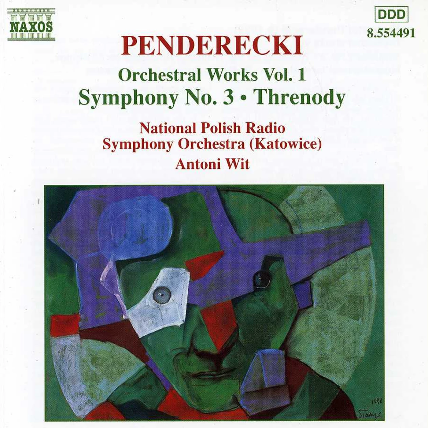 Penderecki SYMPHONY NO. 3 CD