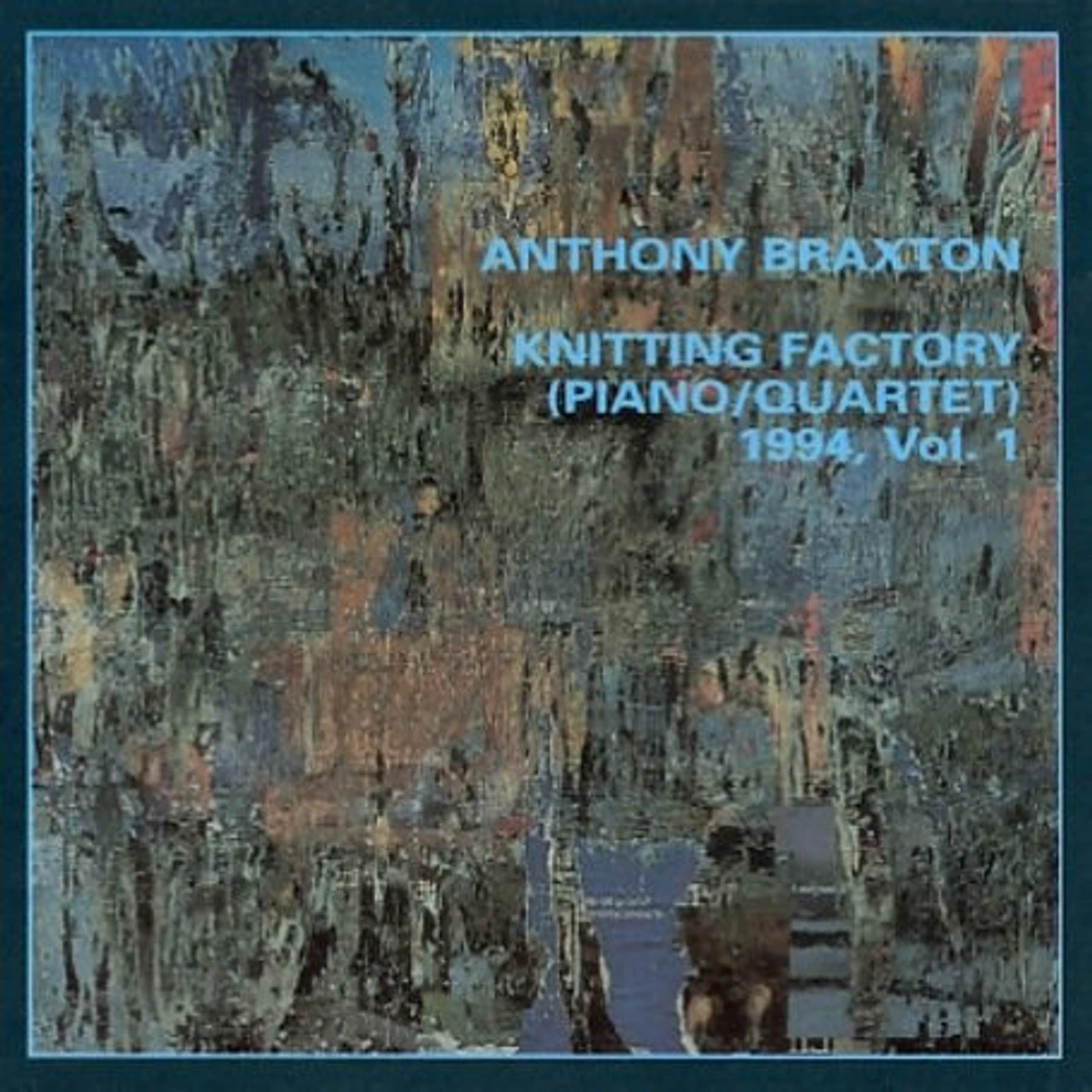 Anthony Braxton KNITTING FACTORY PIANO/QUARTET 1 1994 CD