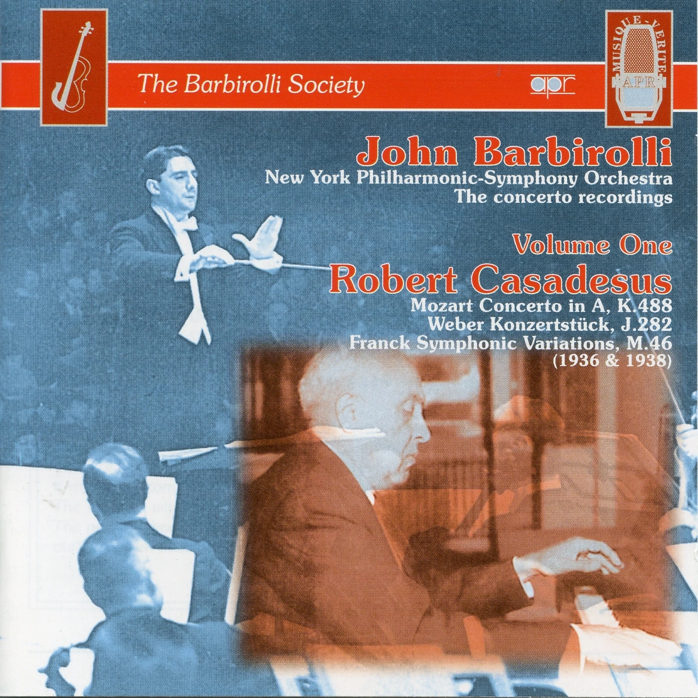 Robert Casadesus LIVE RECORDINGS FROM CARNEGIE HALL 1936 & 1938 CD
