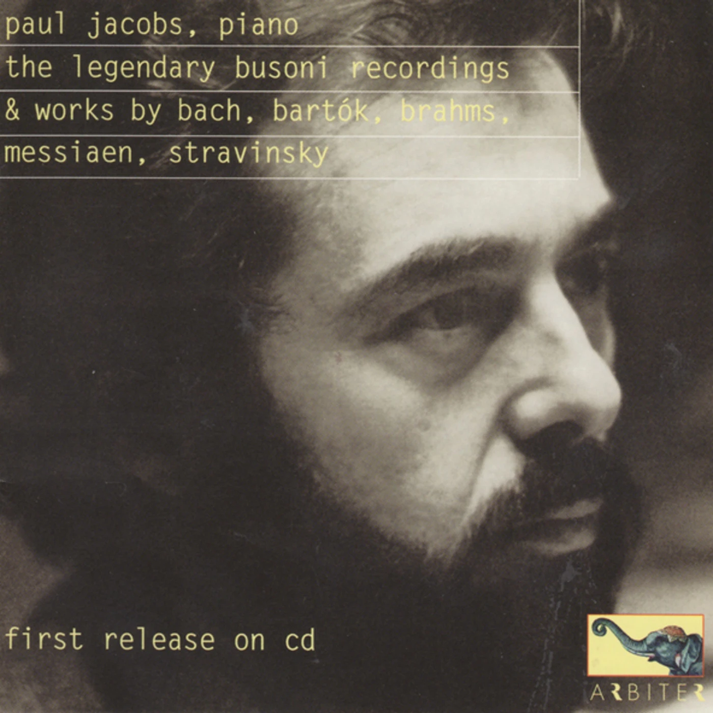 Paul Jacobs LEGENDARY BUSONI RECORDINGS CD