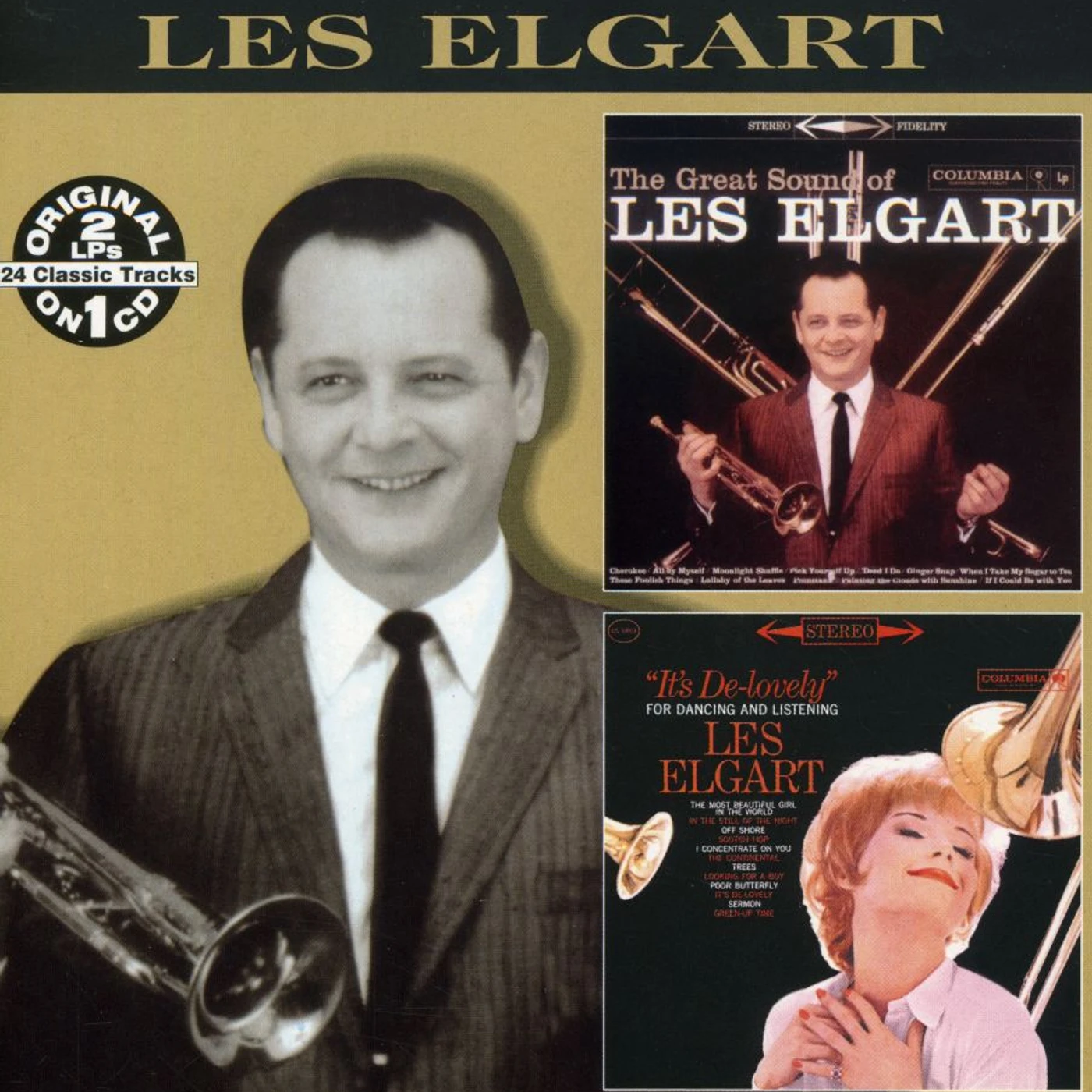 GREAT SOUND OF LES ELGART / IT'S DELOVELY CD