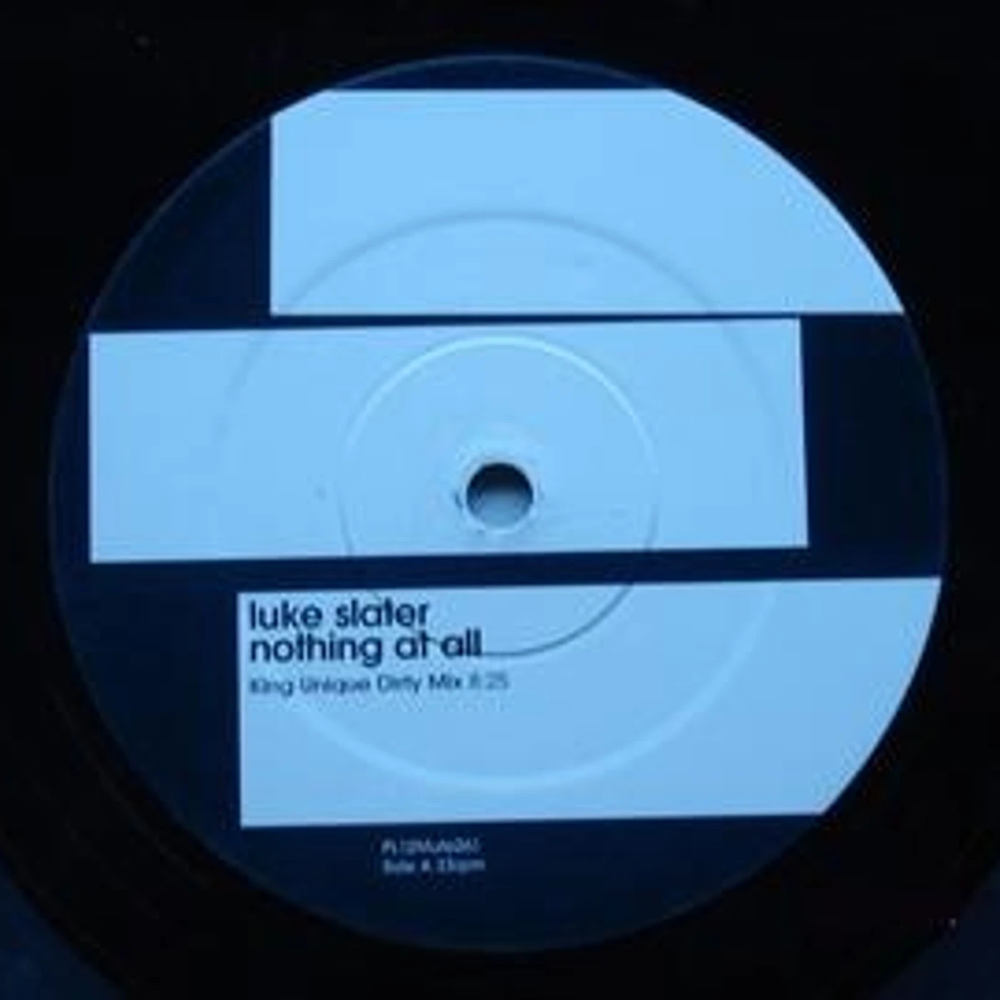 Luke Slater NOTHING AT ALL Vinyl Record