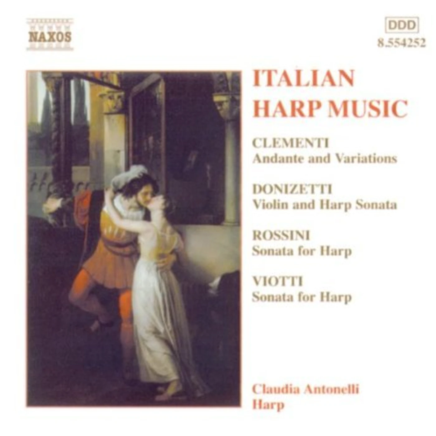 Claudia Antonelli ITALIAN HARP MUSIC CD