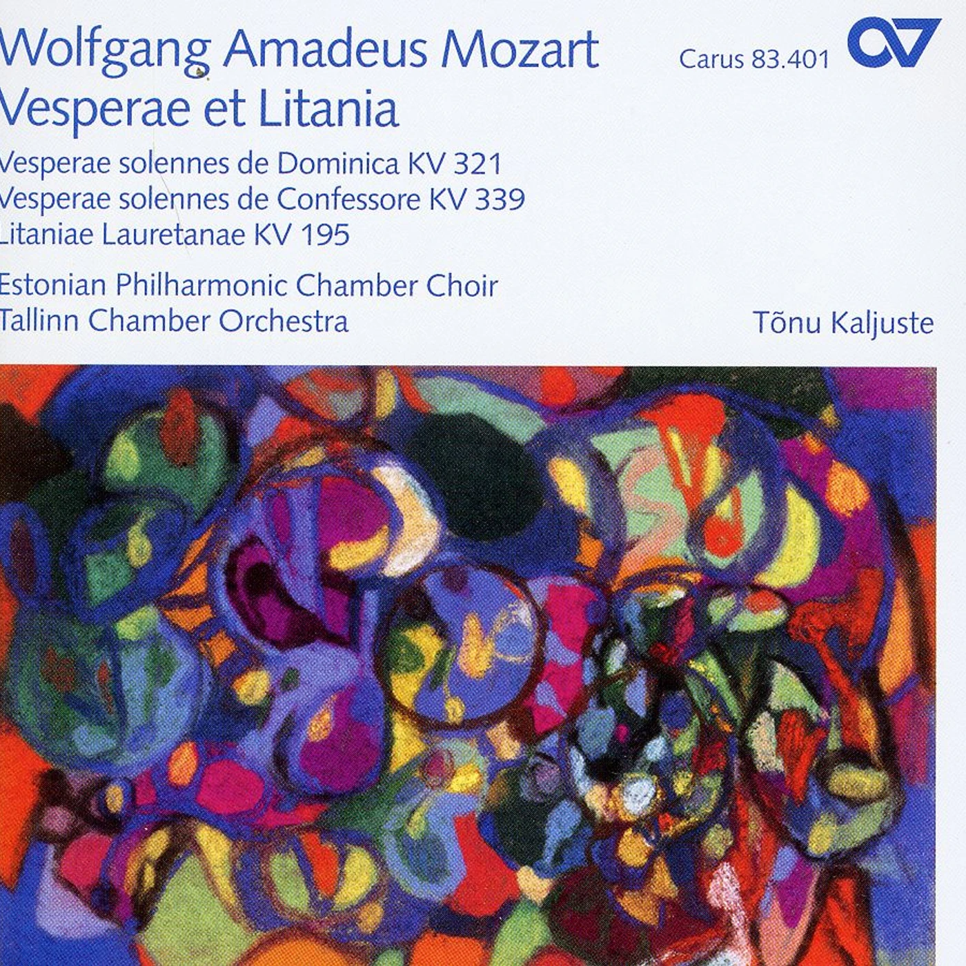 W.A. Mozart VESPERAE ET LITANIAE CD