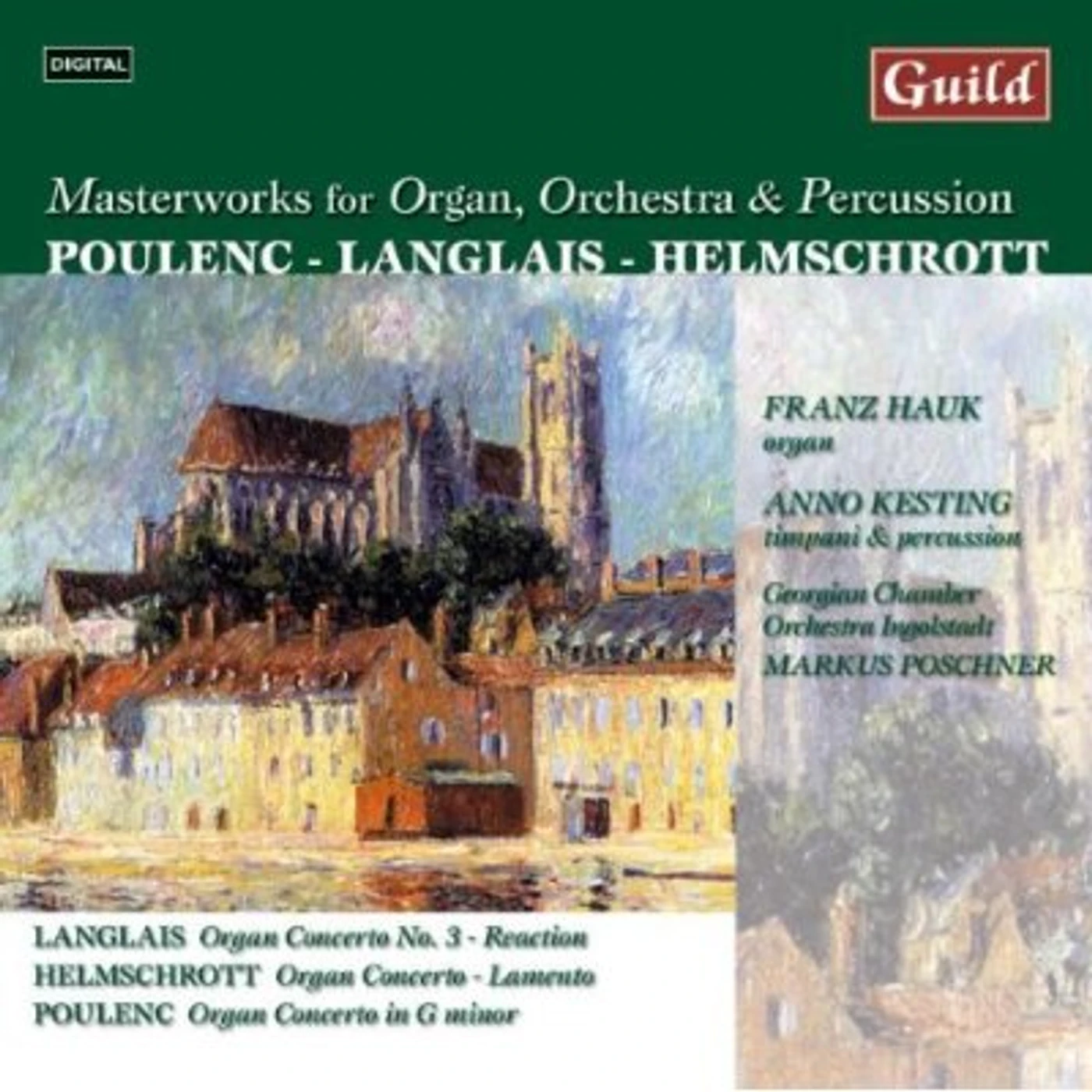 Markus Poschner MASTERWORKS FOR ORGAN ORCHESTRA & PERCUSSION CD