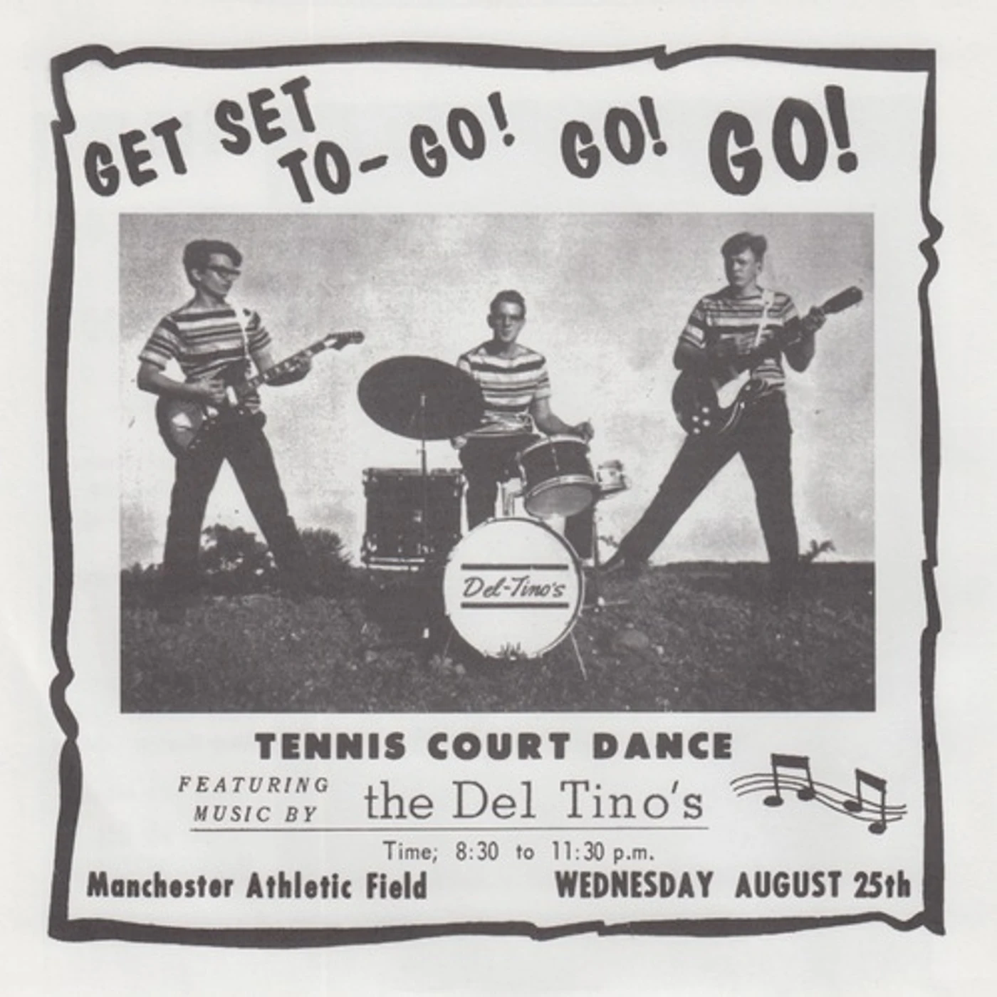 Del-Tinos GO GO GO / RAMROD Vinyl Record