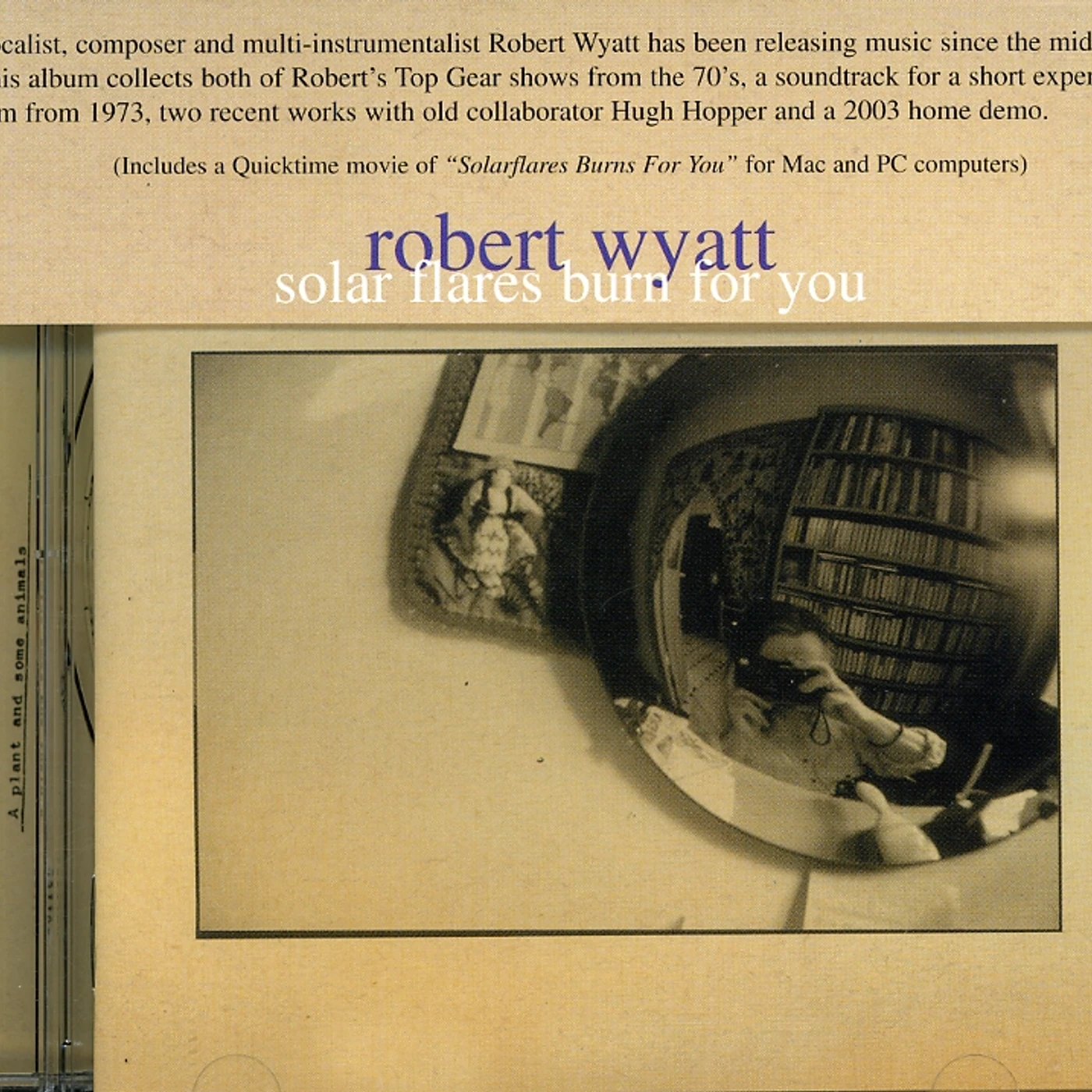 Robert Wyatt SOLAR FLARES BURN FOR YOU CD