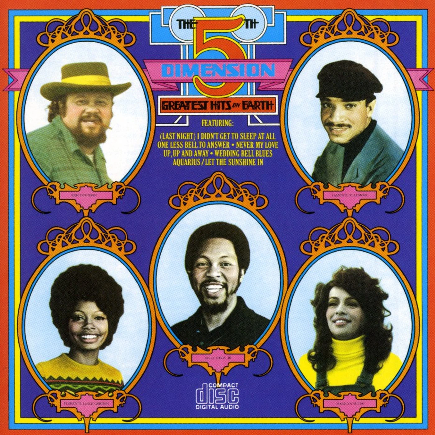Fifth Dimension GREATEST HITS ON EARTH CD