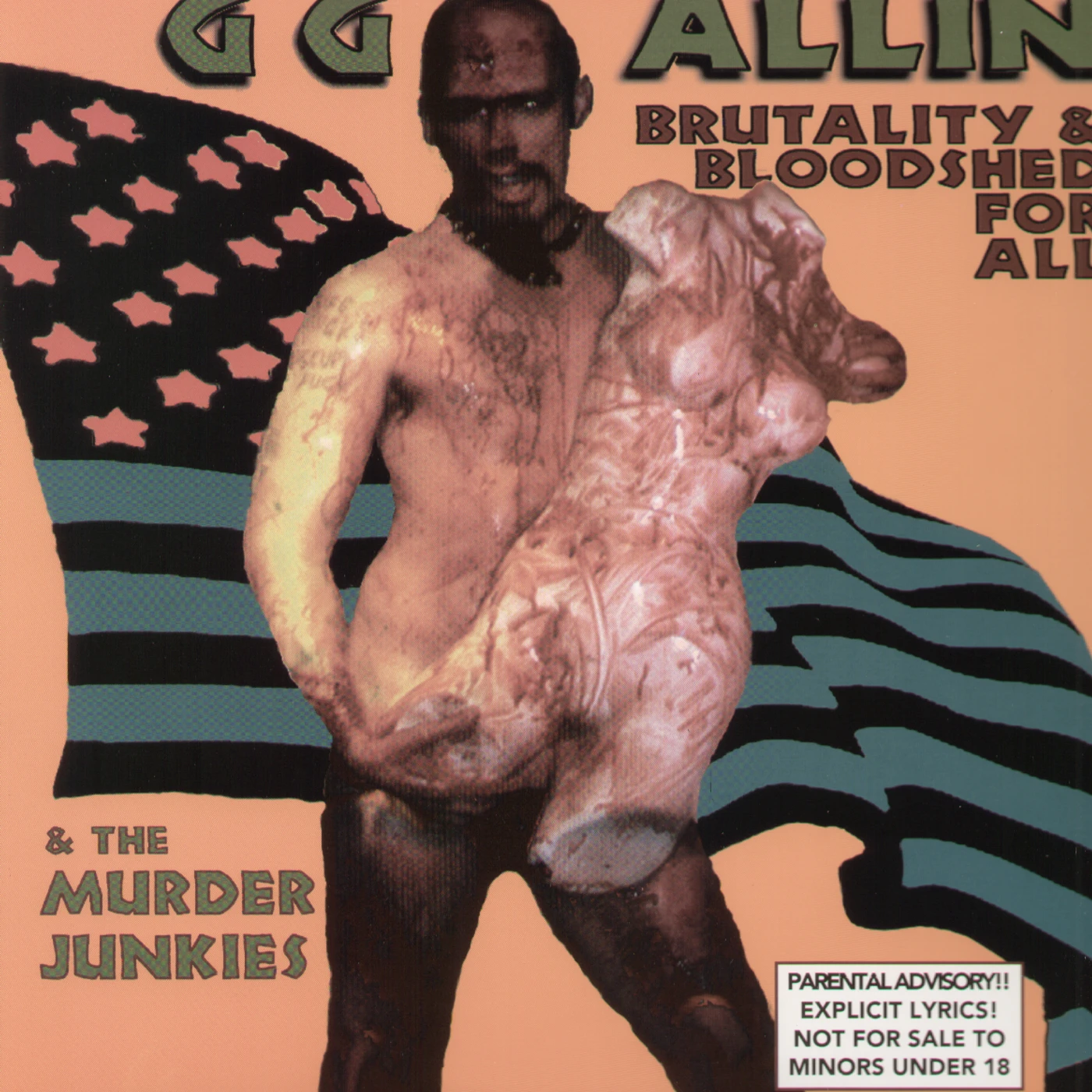 GG Allin Brutality & Bloodshed For All Vinyl Record