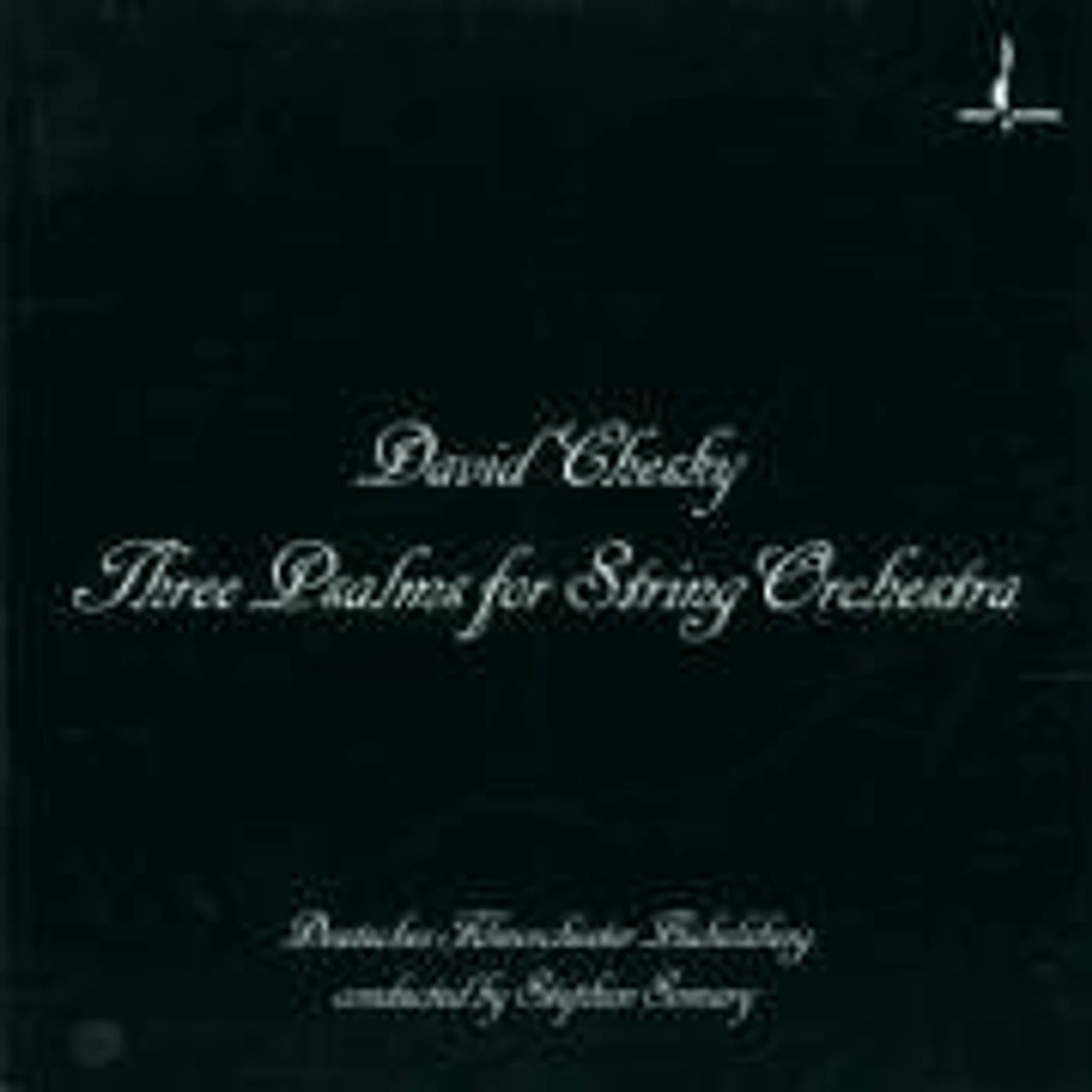 David Chesky 3 PSALMS FOR STRING ORCHESTRA CD