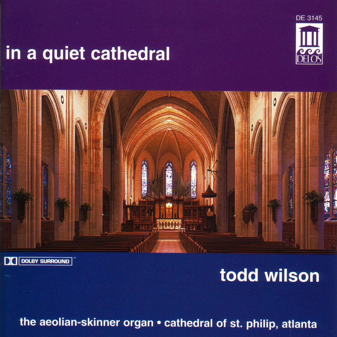 Todd Wilson IN A QUIET CATHEDRAL CD