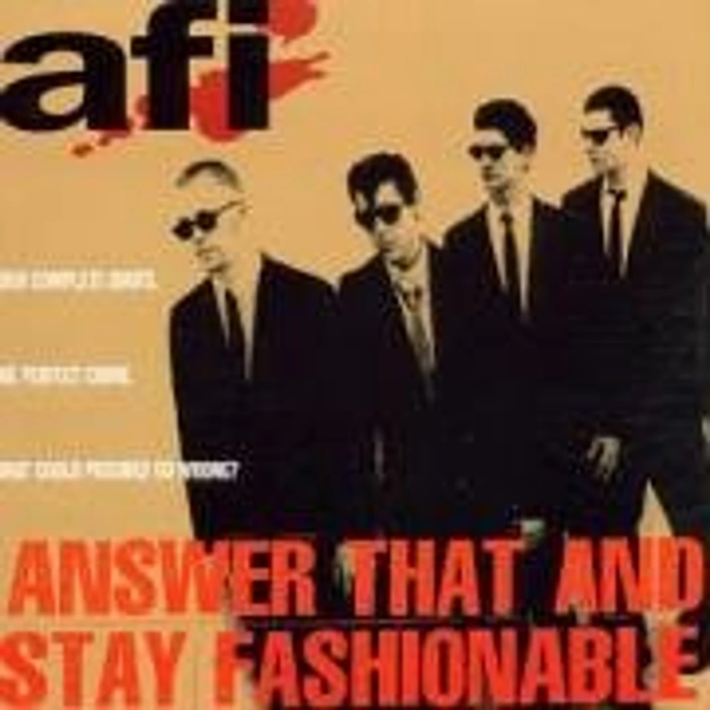 AFI ANSWER THAT & STAY FASHIONABLE CD